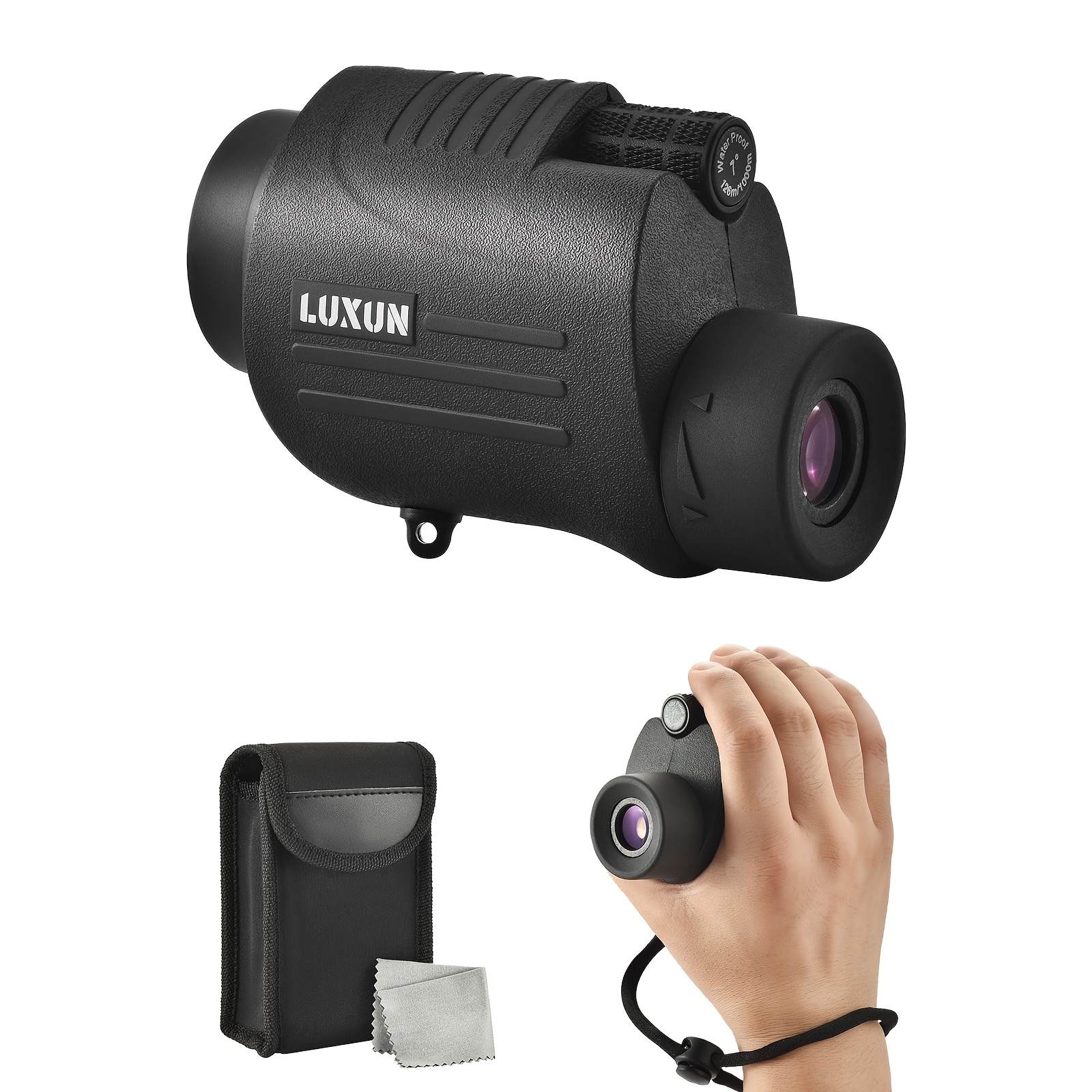 Image of Luxun Professional Monoculars 8x30 For Adults, High Magnification And , Perfect For Bird Watching, Sports, Travel, Hunting, And Concerts