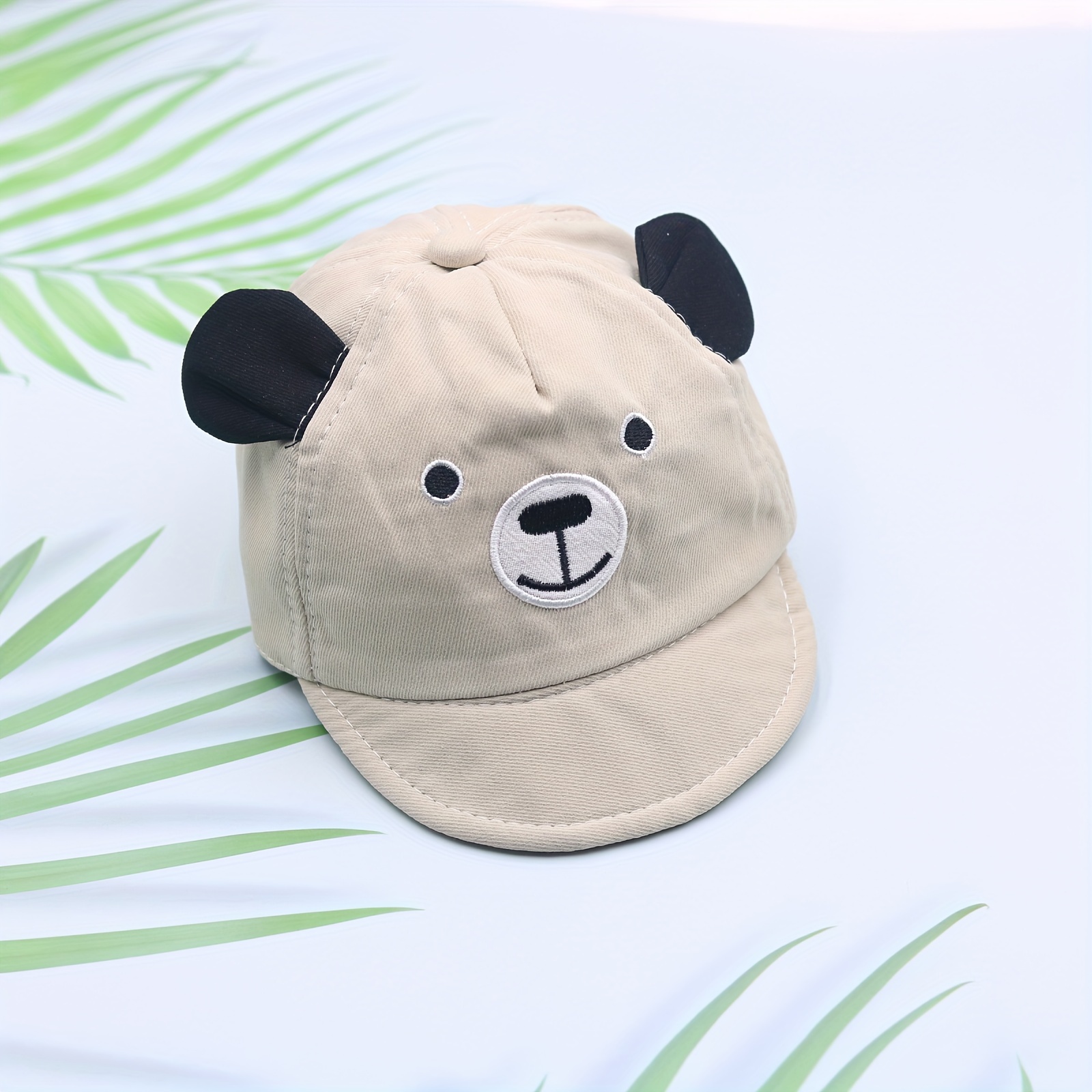 Image of Hat Cartoon Fashion Baseball Cap Boys Girls Baby Hat Cute Bear Cap Infant Hat