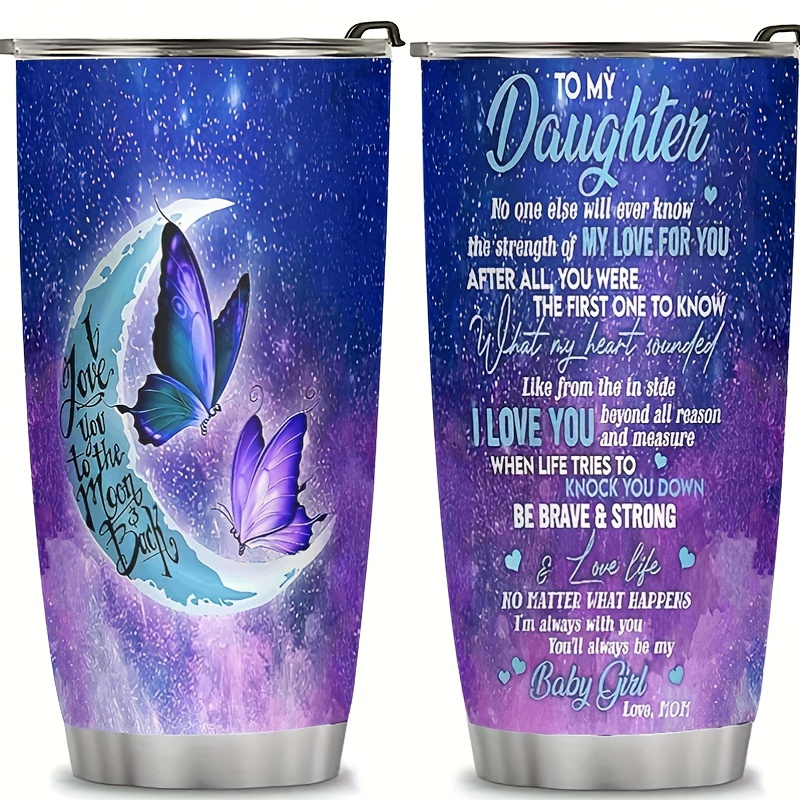 

1pc 20oz Insulated Steel , "to My " Inspirational , Insulated, Mug, For & Parties, 304 Steel