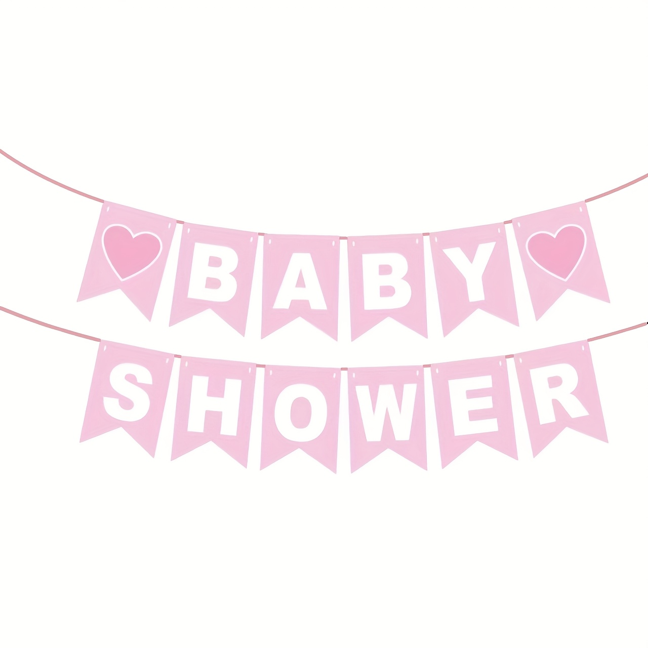 Pink Infant Shower Banner, Girl Baby Shower Decoration, Girl Baby Shower Sign, 1st Birthday Party Supplies