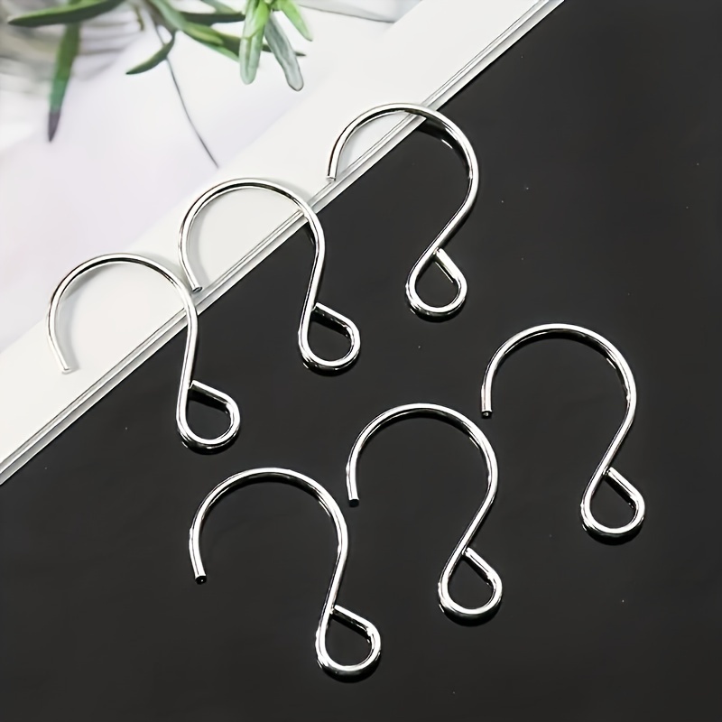 

100pcs Stainless Steel S-shaped Hooks, Multi-purpose Metal Hanging Hooks, Diy Pendant Wall Decor, Crystal Wind Chime Accessories, Home Furniture Curtain Hooks, Home Decor Hanging Hooks