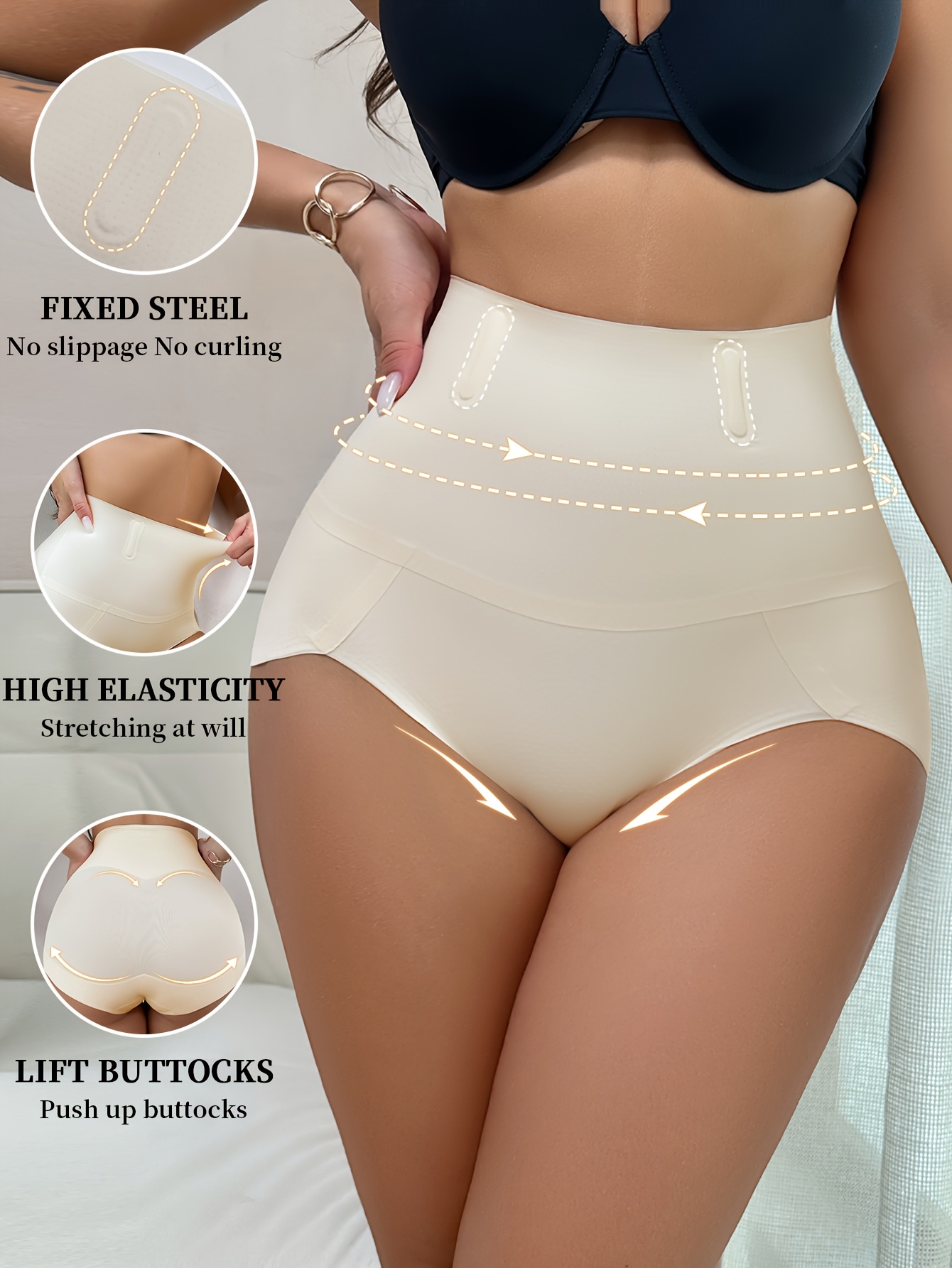 Ropa Interior Mujer MBLNBVN 2PCS Tanga Moldeadora Para Mujer
