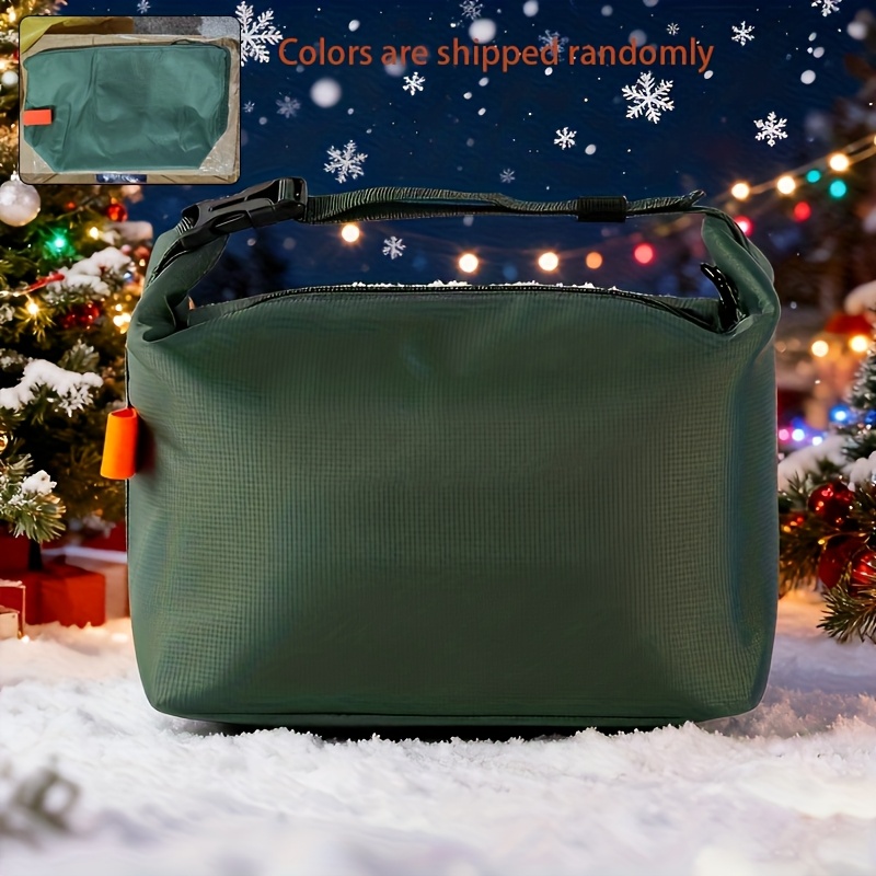 E-shop Eine zusammenklappbare Lunch-Tasche mit breiter Öffnung für einfachen Zugriff, mit einem stilvollen und minimalistischen Design, geeignet für