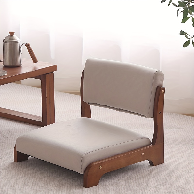 stuhl rückenlehne tatami hocker ohne beine massivholz