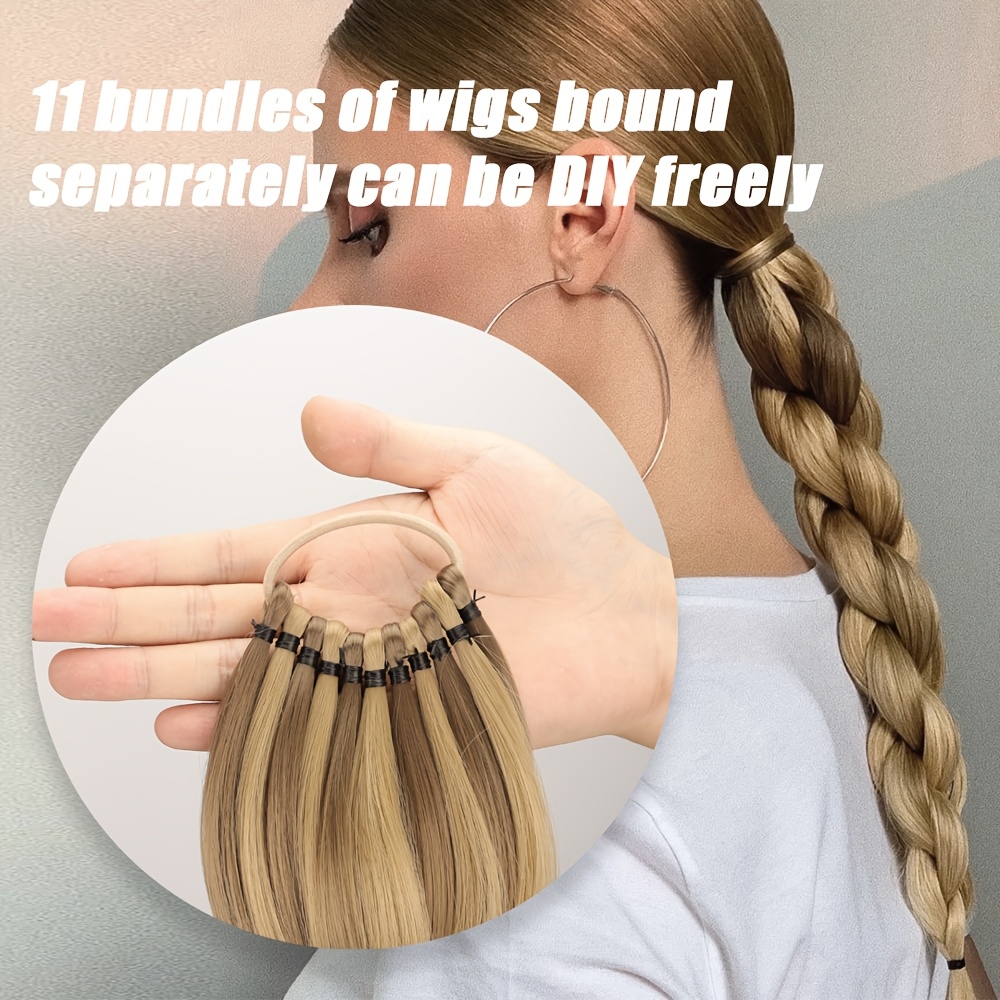an 11 strand   tail that   customized   details 0