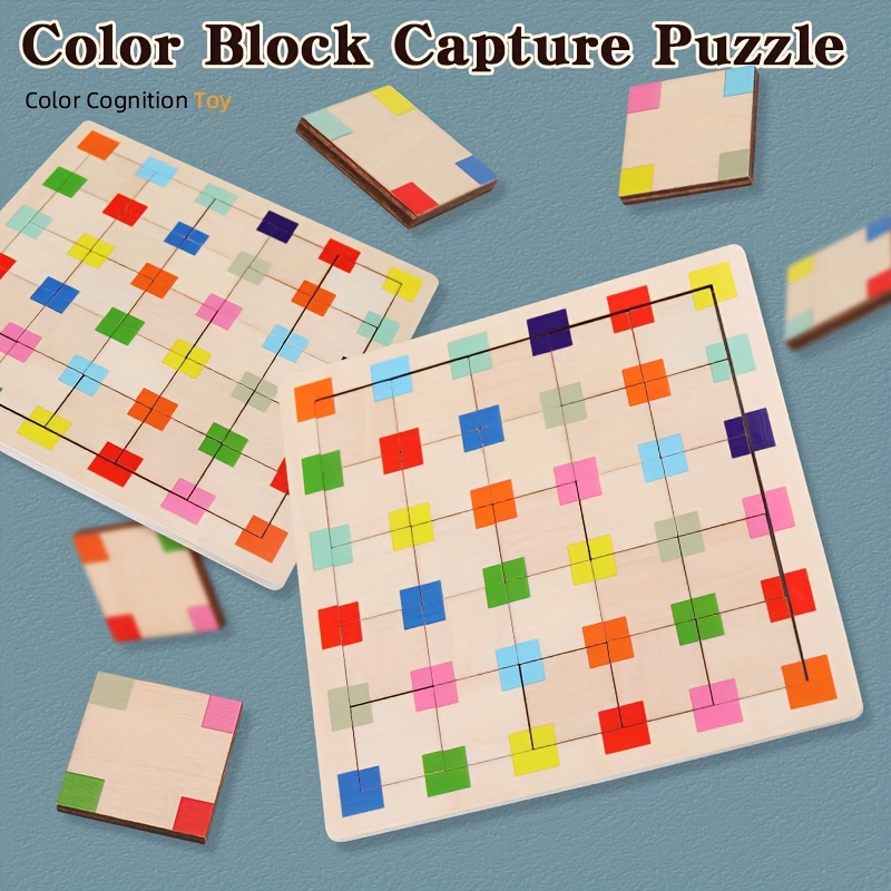 Colorful Geometric Brain Teaser Puzzle Game