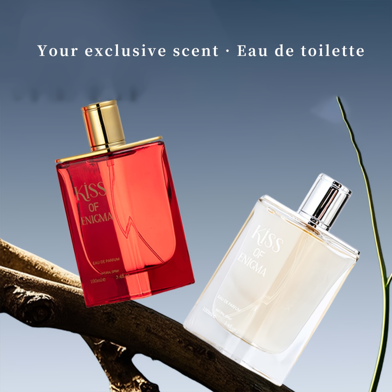 Mystery Kiss Women'S Eau De Toilette 100ml/3.4oz Long-Lasting Floral Scent Perfume - Elegant Red Liquid Perfume with Golden Cap, Daily Wear & Special Occasions, Sensitive Light Safe, 2025 Latest Edition, Sophisticated Gift for Women