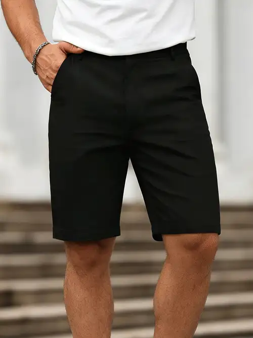 mens dress shorts nz *'s Lightweight Breathable Casual Short Dress Pants for Summer *'s Suit Shorts, Quick-Drying Breathable Fabric, Suitable for Daily Light Business Wear, Summer *