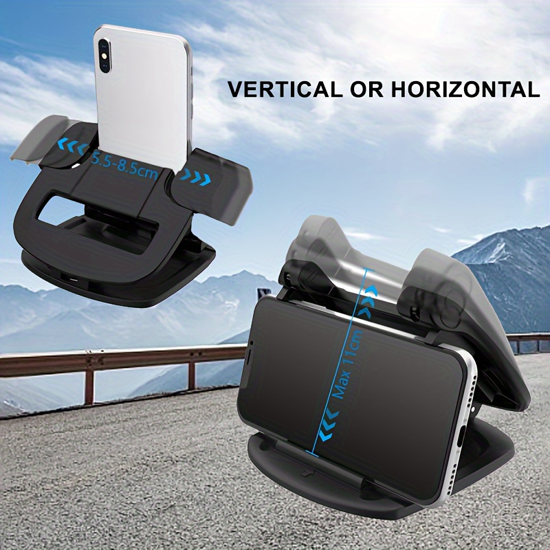 TEMU Dashboard Cell Phone Holder 360° Rotatable Phone Mount For Car