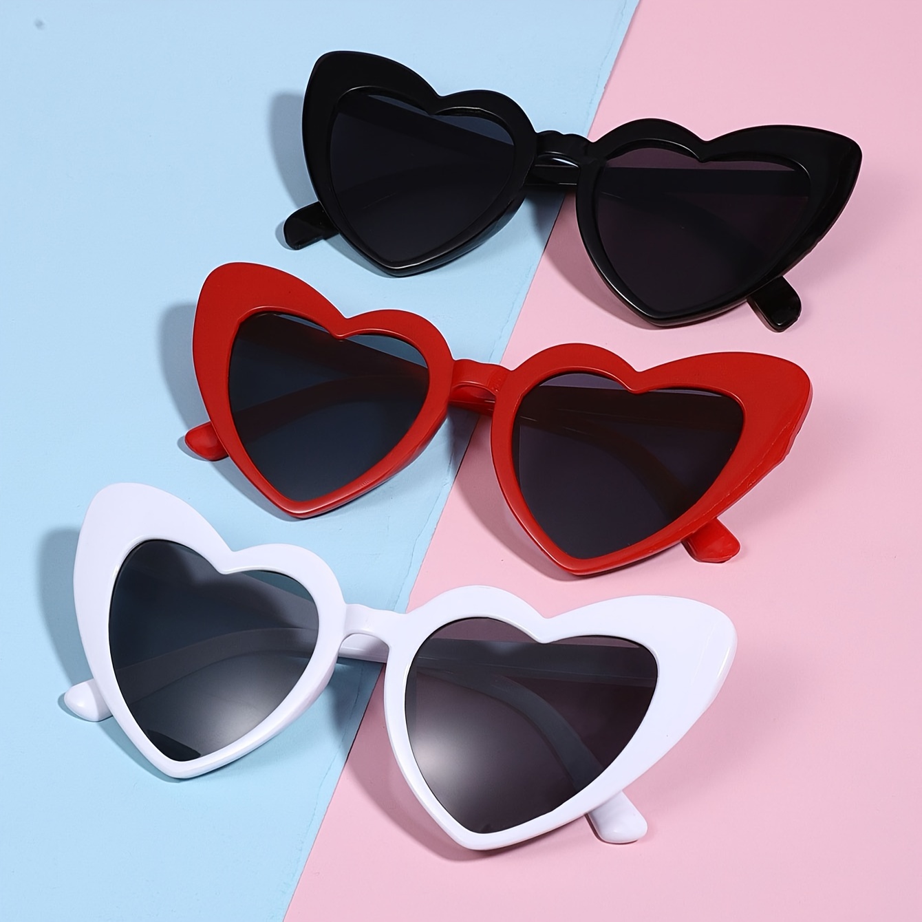 

Heart-shaped Fashion Glasses Fashion Fashion Glasses For Women Men Anti Glare Sun Shades Glasses For Driving Beach Travel