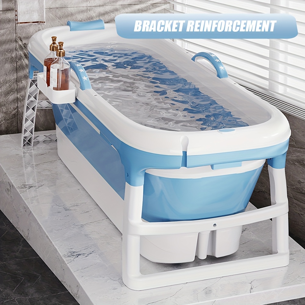 portabel badkar för vuxna 118x60x53cm stort hopfällbart - Temu Sweden