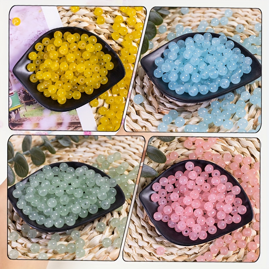 Glass Beads Material For Fishing Flies Colored Head Beads - Temu
