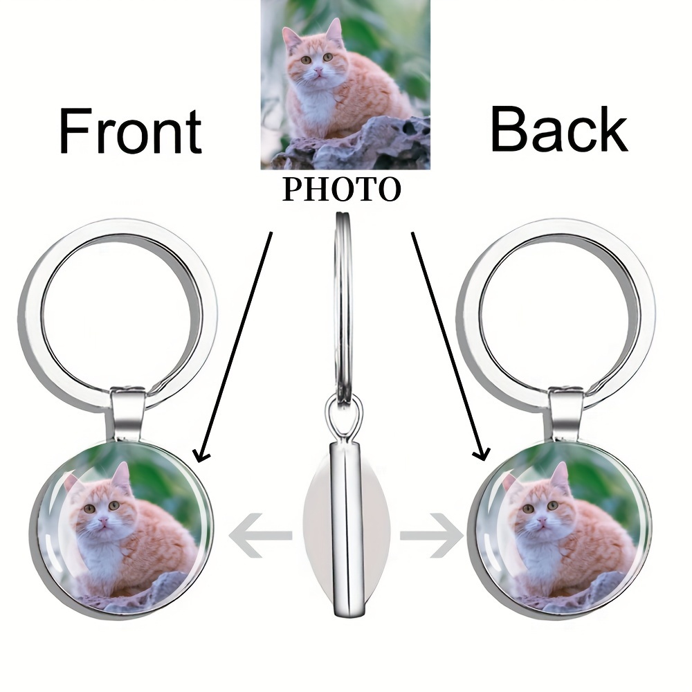 Create Your Own Unique Keychain with Photo Enclosed