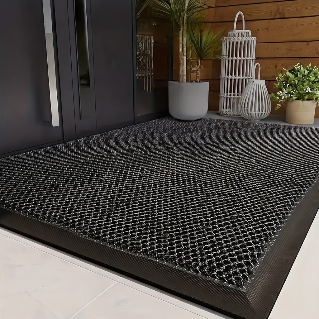 Premium Halloween Outdoor Floor Mat, Machine Washable Natural Rubber