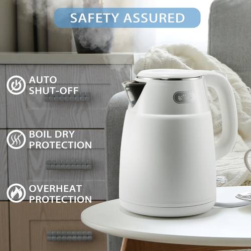 kettle 1 5l water boiler stainless steel 304 inside 1500 kettle with auto shut off boil electric water kettle great for tea and coffee