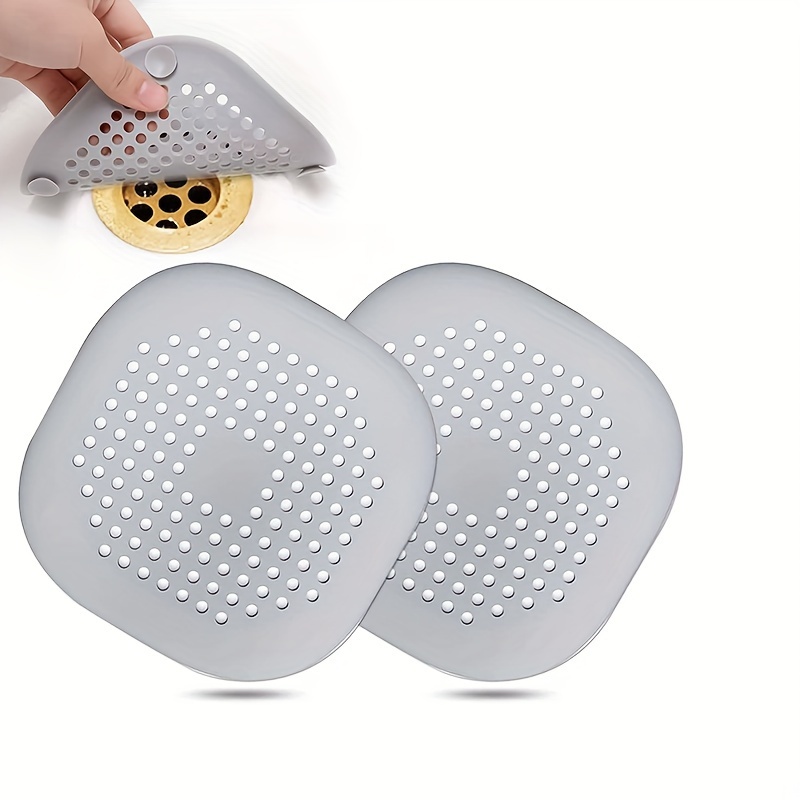 1pc Silicone Sink Hair Catcher, Shower Drain Cover Filter, Anti-Hair Clogger, Hair Blocker, Control Sink and Tub Clog Preventer, Kitchen and Bathroom Deodorizer Plug Tool, Easy Clean Bathroom and Kitchen Accessories