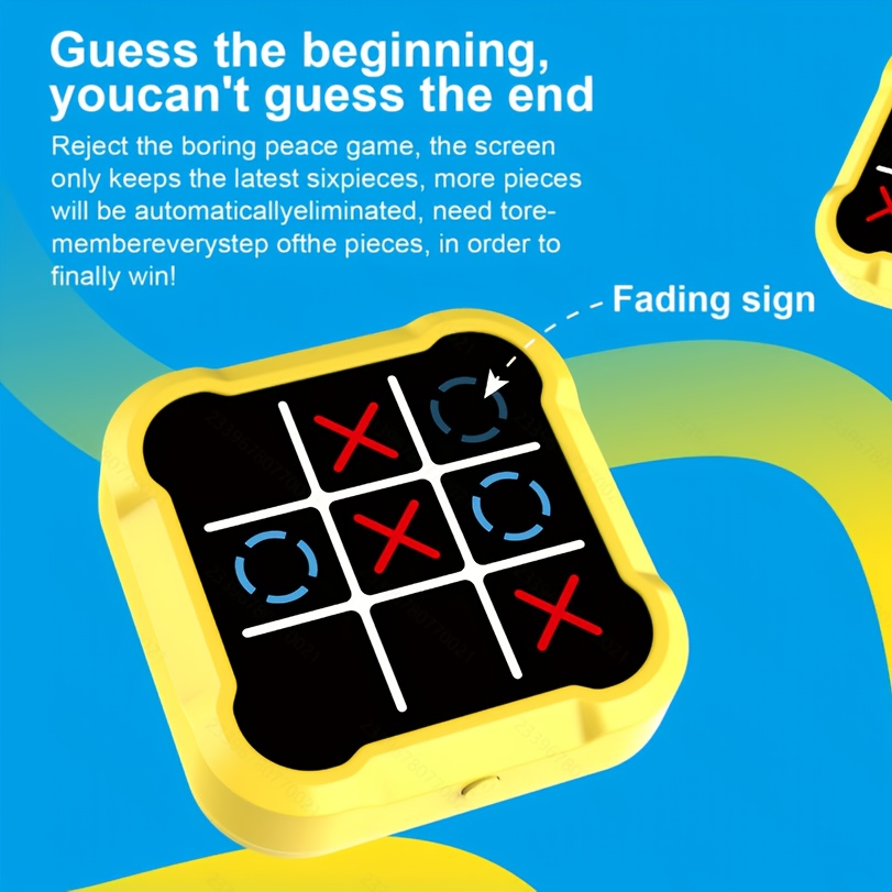 kids educational game machine tic tac toe portable outdoor interactive toy creative challenge fun educational tool for enhancing thinking and strategy planning skills Product details 6