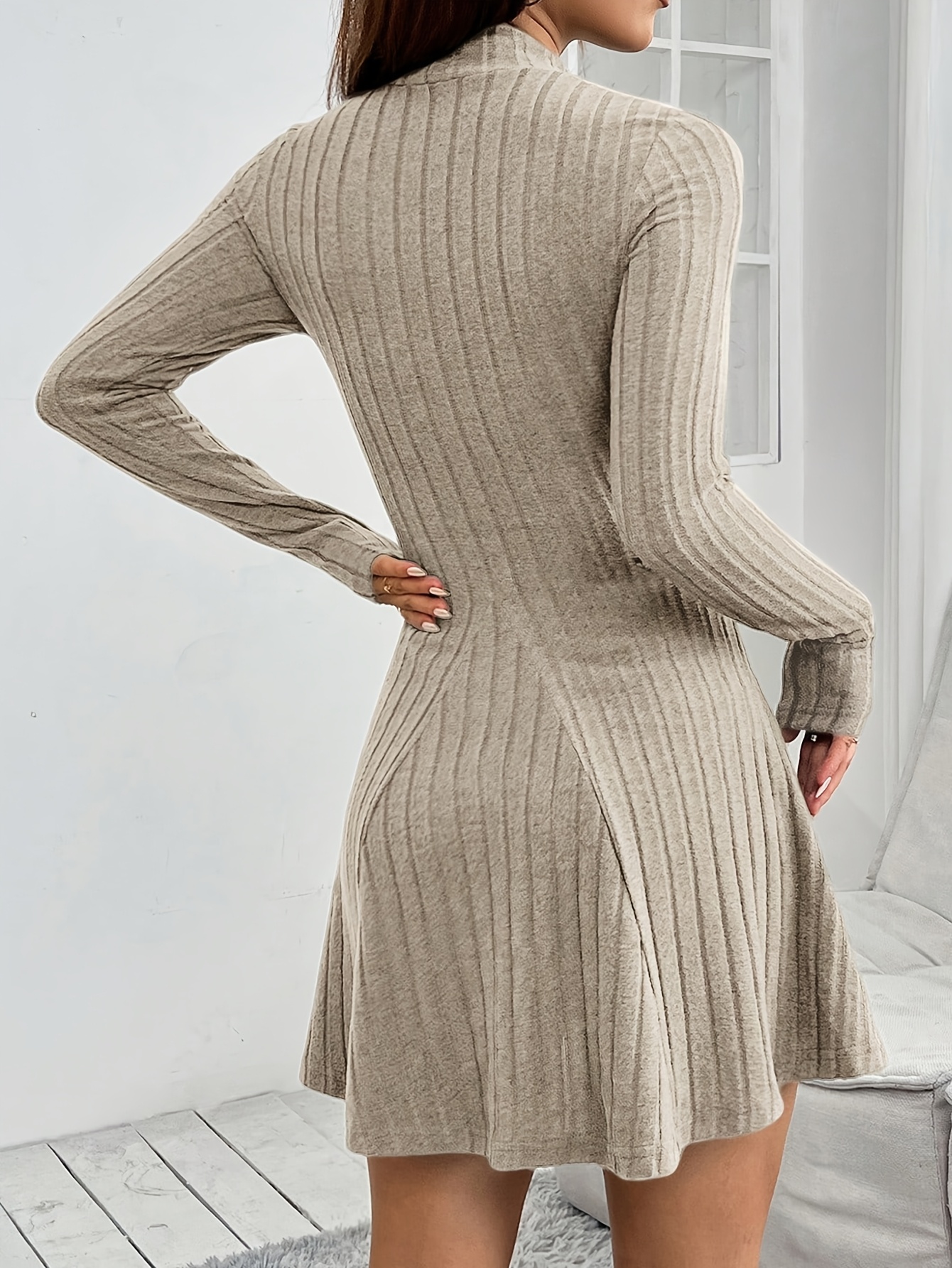 autumn winter new womens based elegant solid - Temu Germany