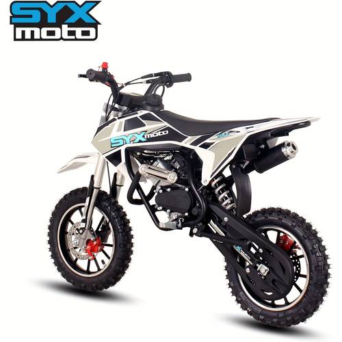 58 gas powered mini dirt bike with manual clutch front suspension lightweight off road motorcycle for adults teens durable frame tires for motocross trail riding outdoor adventure sporty design components motocross enthusiasts adventure biking rugged design sturdy construction teens motorcycle