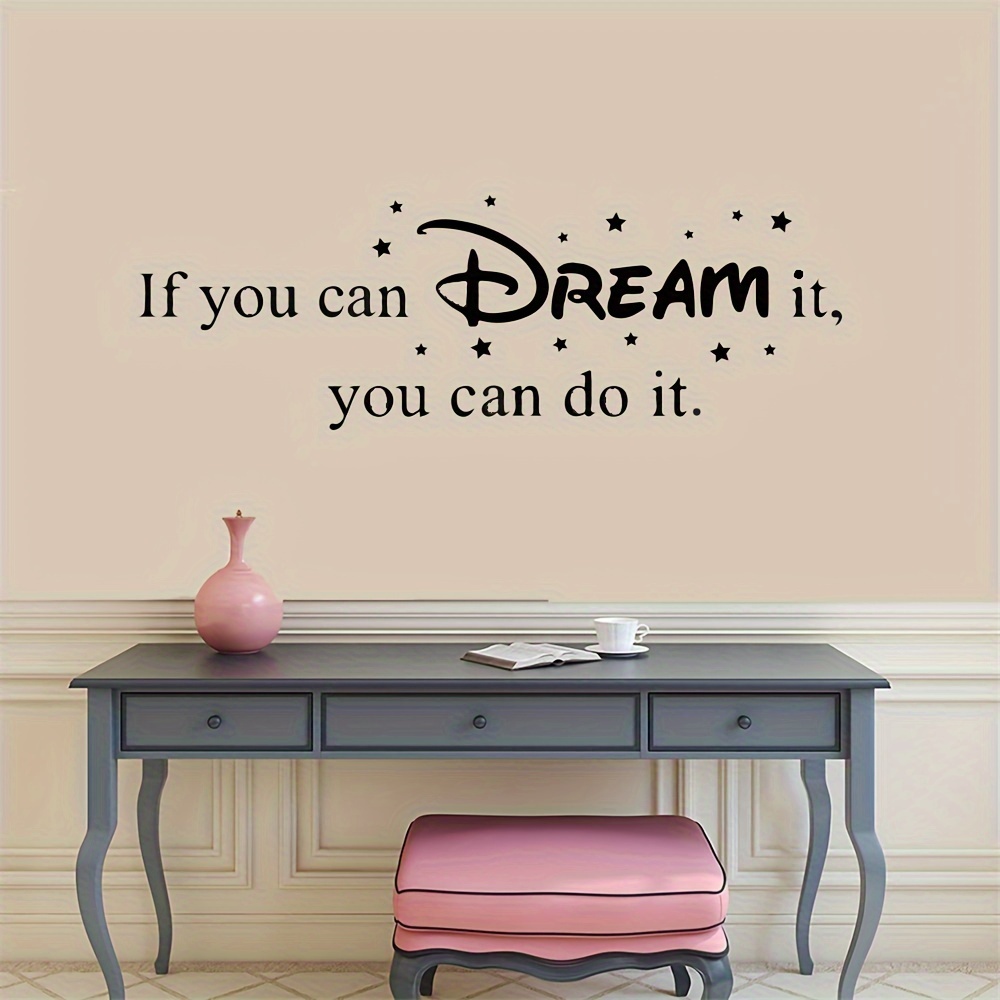 It, - Inspirational Wall Stickers For Living Room, Home Decor Wall Art