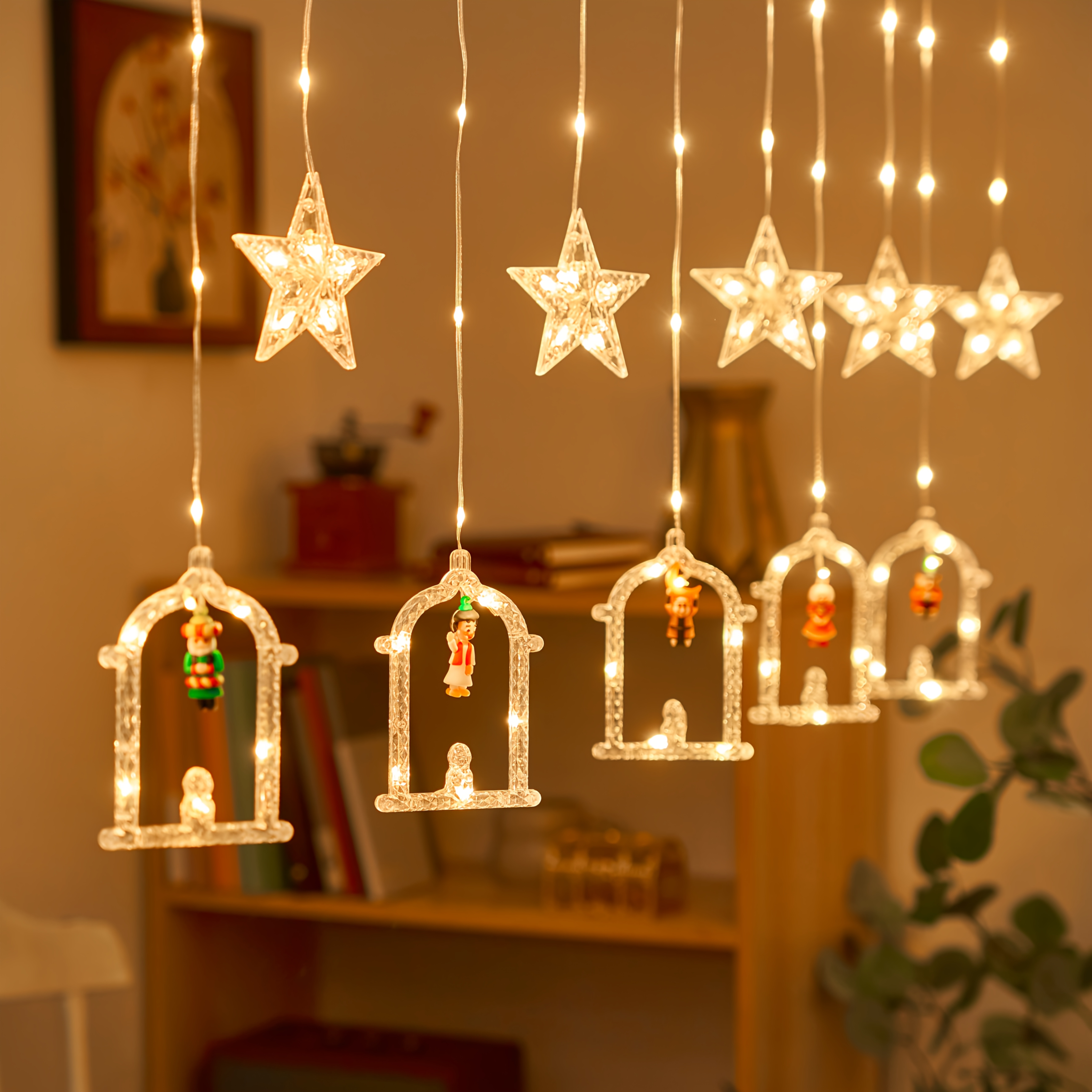 ramadan lights ramadan curtain lights muslim ramadan led string lights usb powered   curtain lights door curtain lights home holiday decoration warm romantic atmosphere light with 8 lighting     ramadan christmas eid