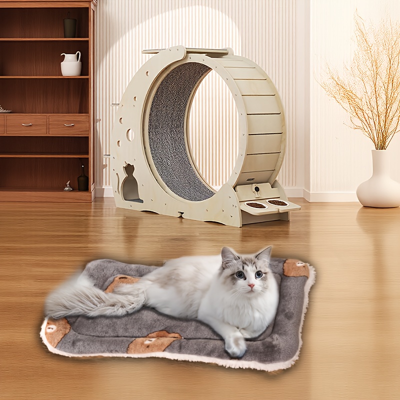extra warm winter plush pet mat thick soft cushioned bed with cute non slip washable small animal mattress for cats rabbits small dogs easy clean indoor outdoor use 45x35  7x13 8in 3 colors ideal gift for pet lovers Product details 2