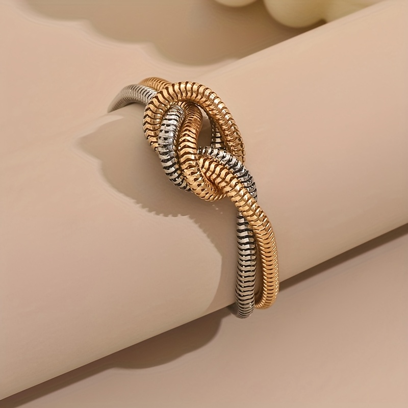 Geometric Winding Bracelet for Women