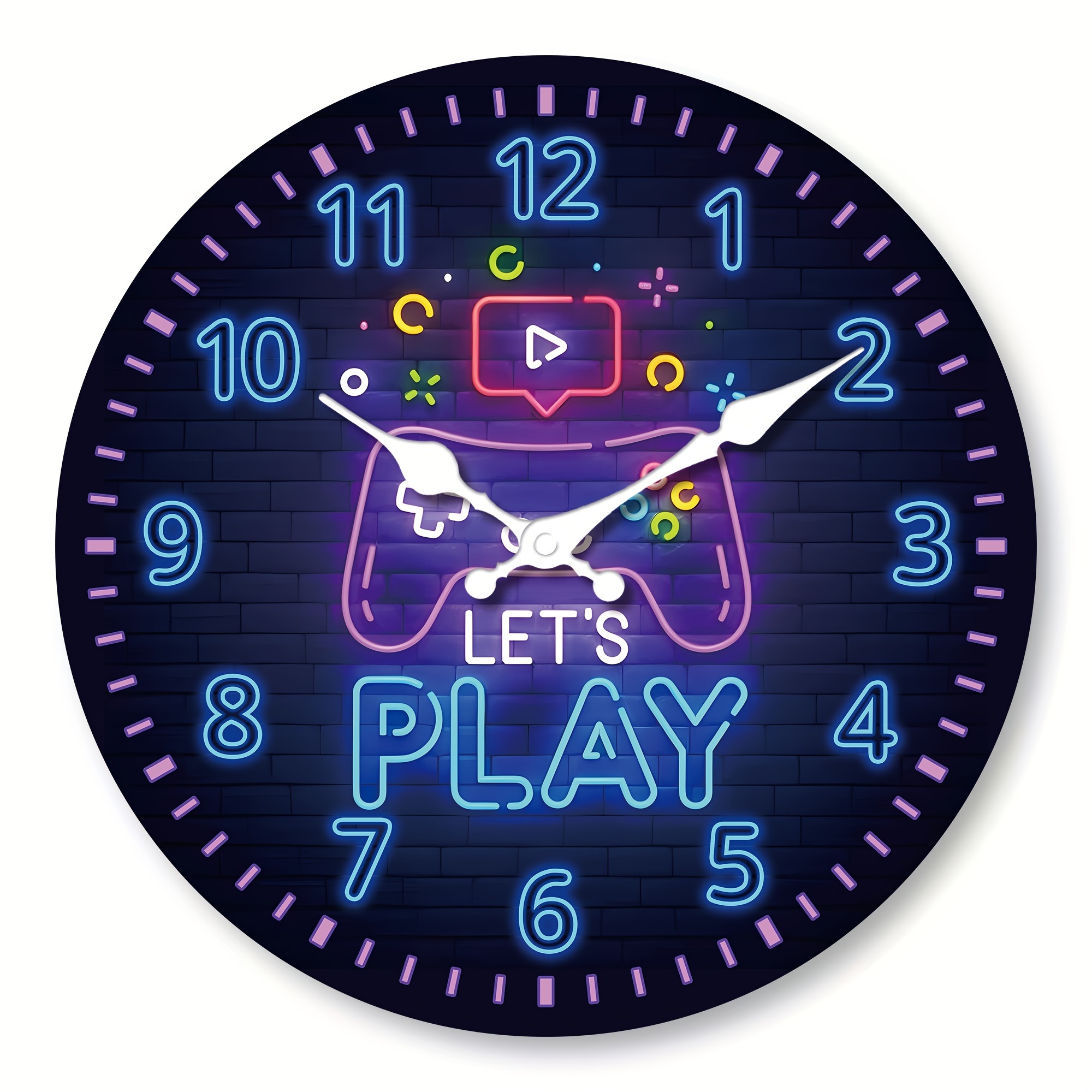 

Game Controller Wooden Wall Clock - Silent Quartz Movement, Gaming Decor, Ideal Birthday Or Christmas Gift For Gamers (aa Battery Not Included)