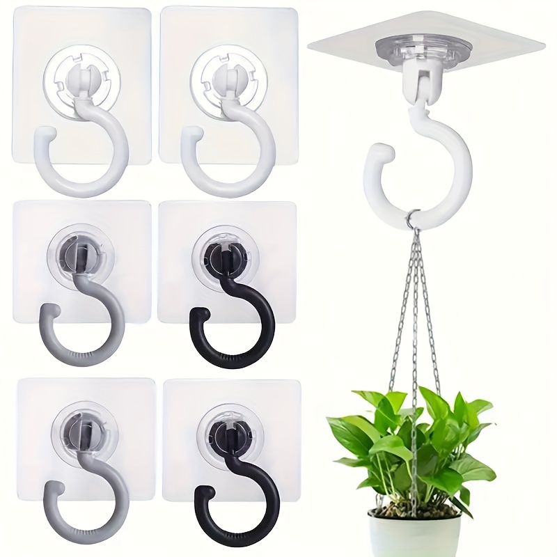 Multifunctional Small Round Plastic Hooks Strong Adhesive - Temu