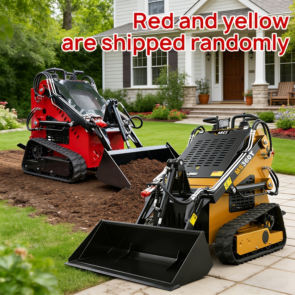 mini skid   loader 13 5   engine compact track loadercompact track loader for   snow clearing multi functional bulldozer shovel engineering vehicle for   gardens park     Product details 7