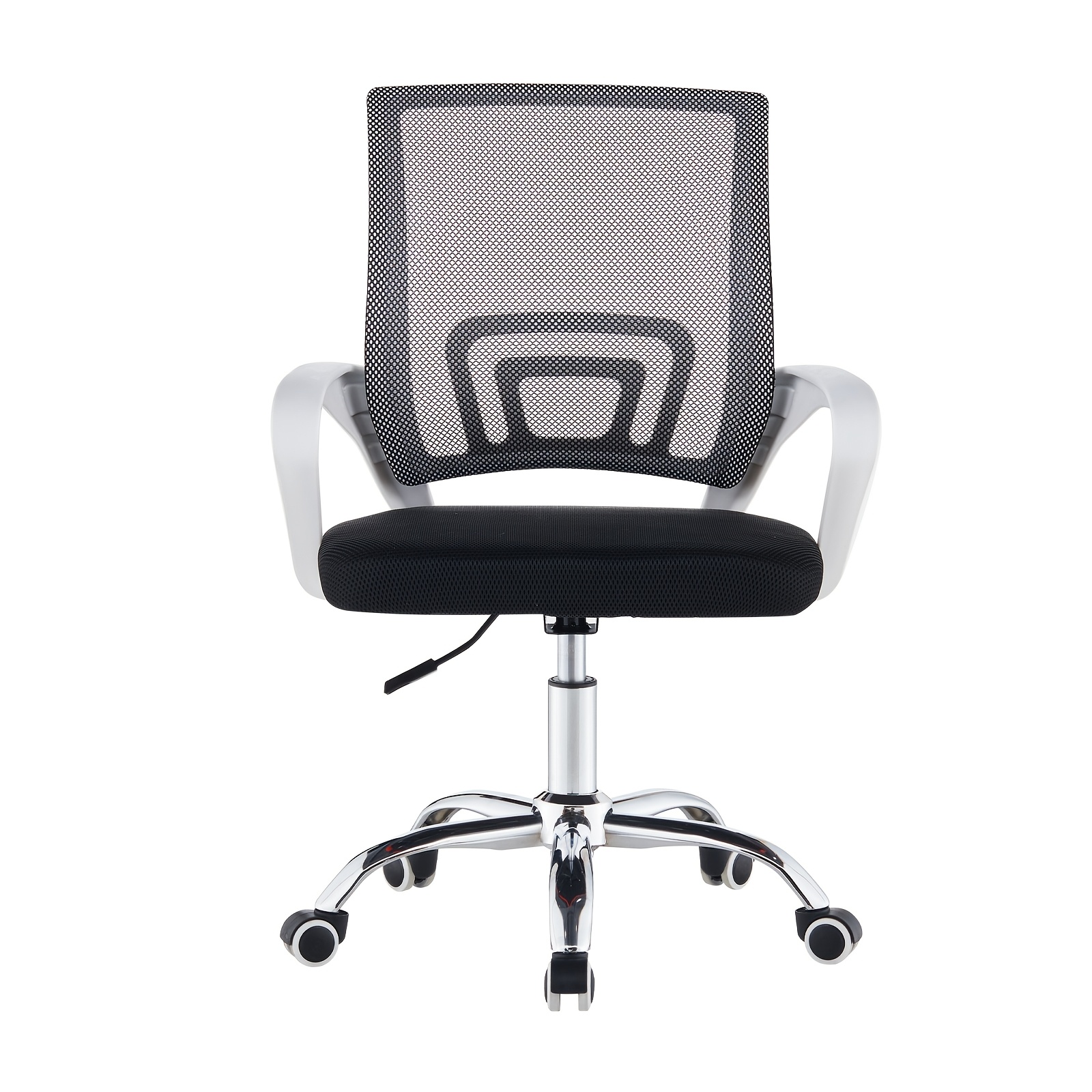 TEMU Sedia da gaming ergonomica in rete con braccioli, schienale e 5 rotelle, cuscino del sedile imbottito, sedia girevole per computer con altezza
