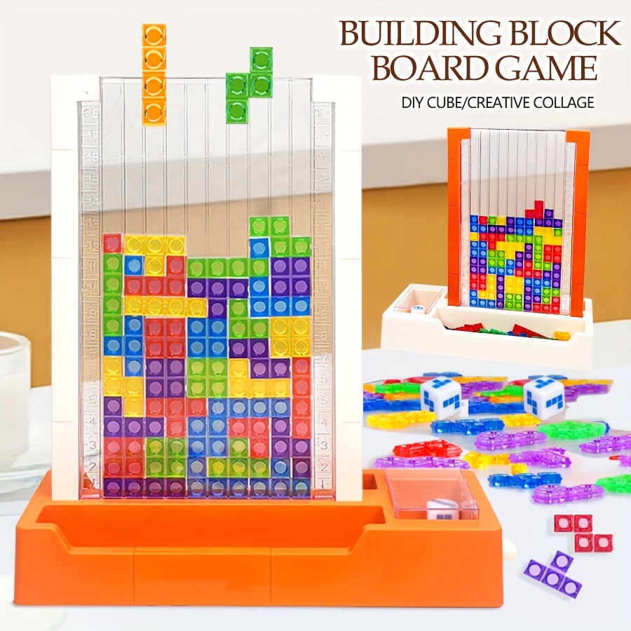 

3d Puzzle Set For Kids, Diy Creative Stackable Bricks, Educational Construction Toy, Interactive Family Game For , Ideal Gift For & Christmas - Colors, Suitable For 8-12, Abs Material