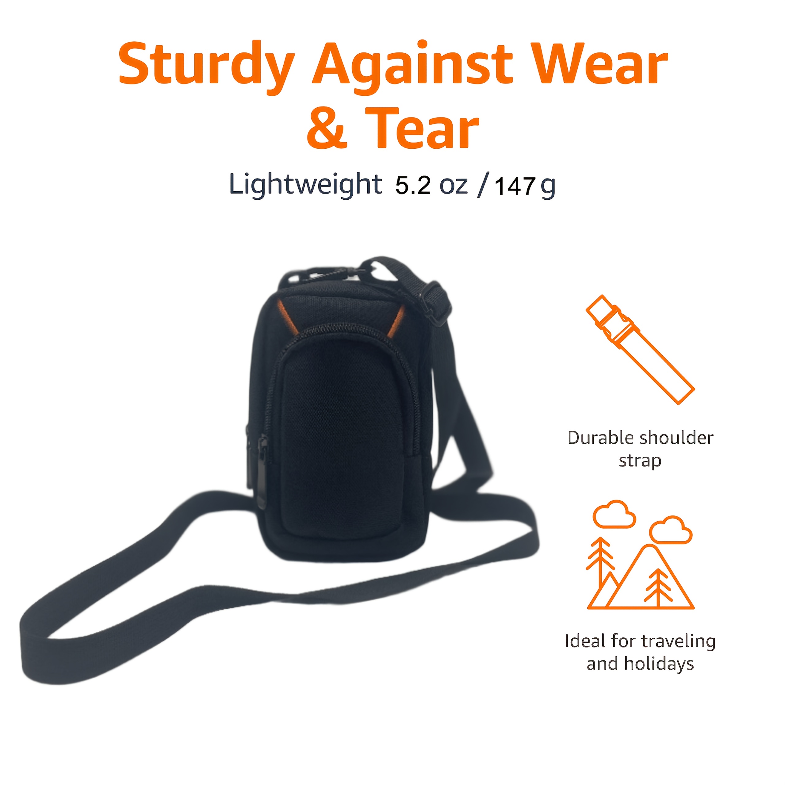 camera storage bag digital slr camera bag shoulder bag portable storage bag little   bag Product details 4