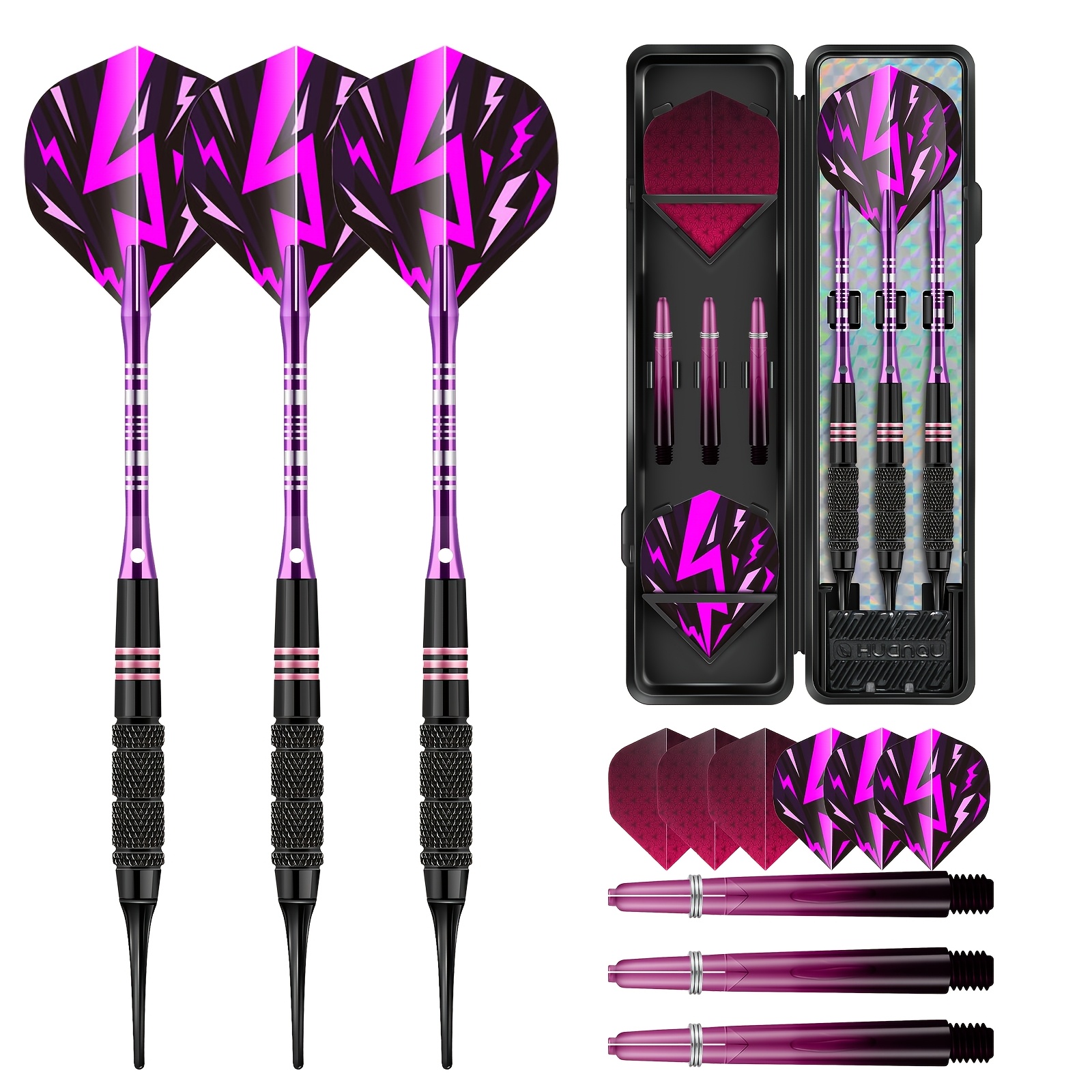 16G Safety Darts 3pcs Professional Dart Set with Extra Flights