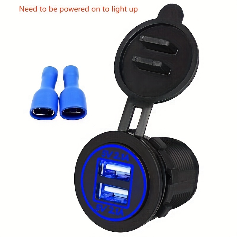 CARGADOR USB DOBLE PARA COCHE