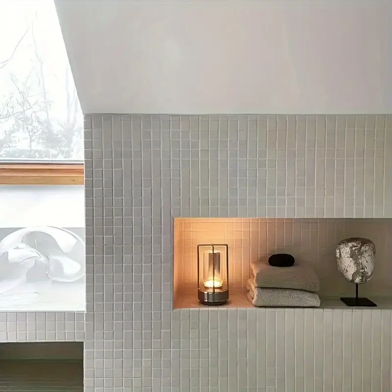 1pc rechargeable crystal table lamp 2000 mah led retro table lamp cordless led table lamp outdoor camping atmosphere night light crystal lamp crystal lantern stall bar decoration table lamp bedside table lamp three color dimming touch suitable for indoor outdoor led portable table lamp suitable for home decoration room decoration living room decoration camping party party decoration Product details 6