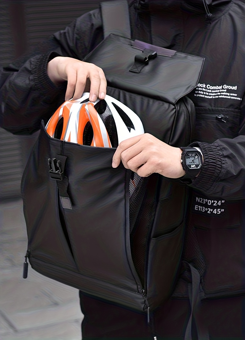 Large Capacity Casual Travel Laptop Bag, Multifunctional Men's Backpack, High-End Business Work Commuter Backpack, Basketball Bag