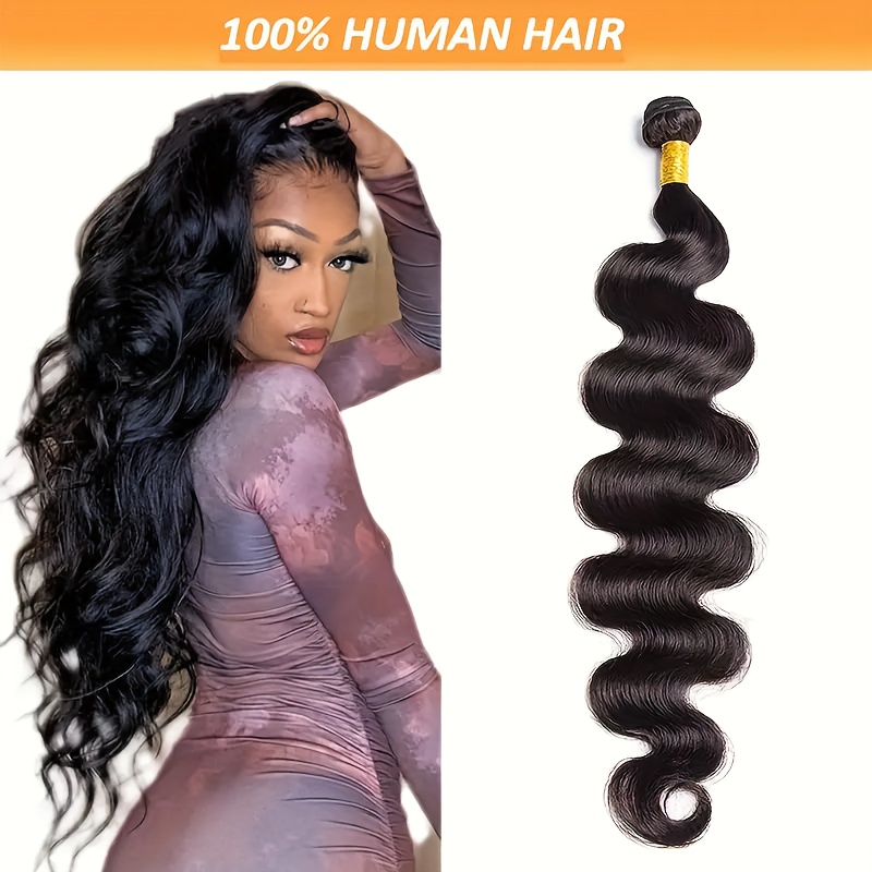 Halloween Costume Party Brazilian Body Wave Human Hair Extensions 1 Bundle 100% Human Hair Weave 100% Hair 1 Bundles Body Wave Hair Bundles For Women