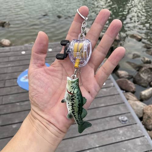 lure additions a mini telescopic model lure fishing reel a bionic shaped ballpoint pen a set of 3pcs used as a pendant used as gift