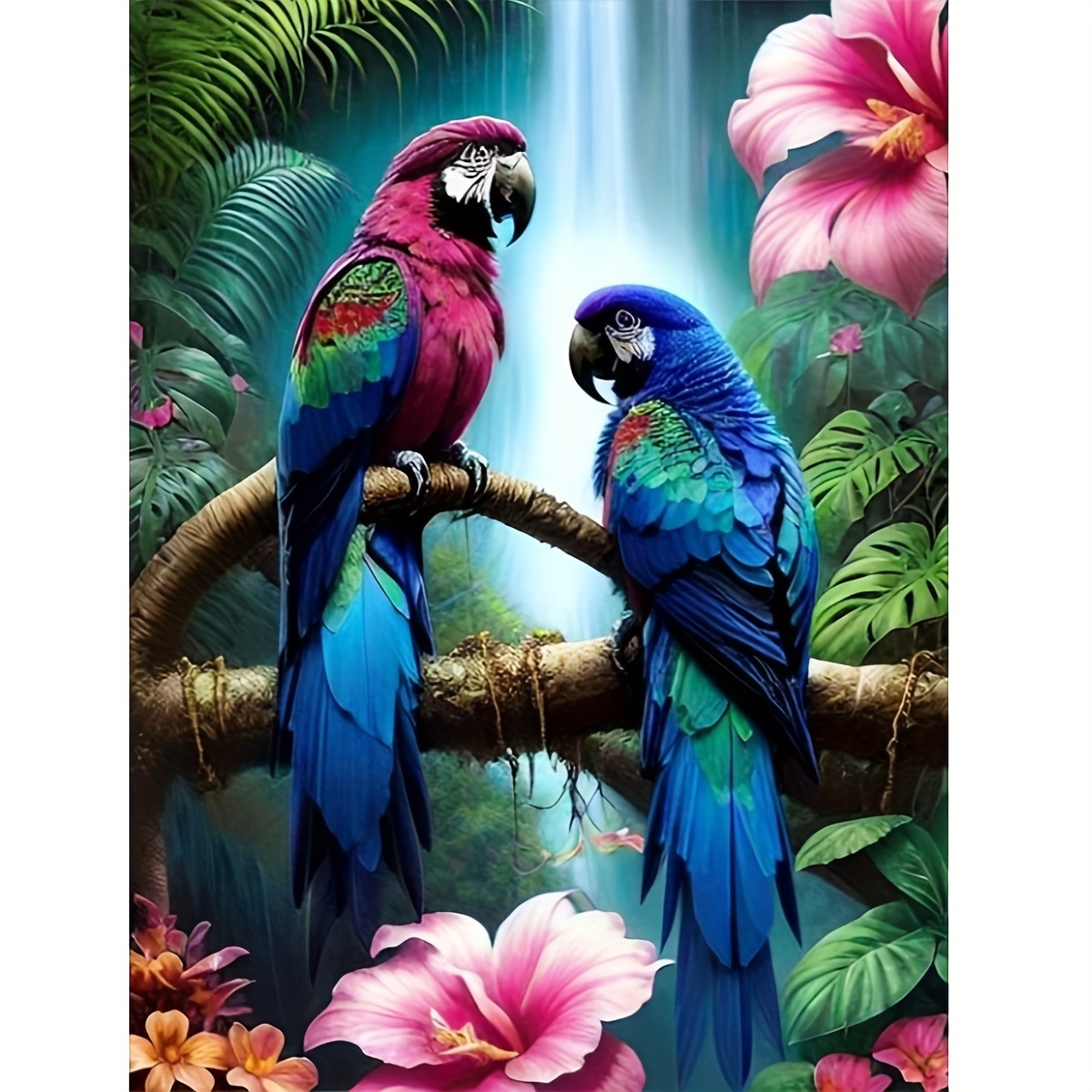 

1pc Frameless 11.8×15.7 Inch/30x40cm Animal Series Birds On Branches Pattern Diamond Art Painting Kit 5d Diamond Art Set Painting With Diamond Gems Arts And Crafts For Home Wall Decor