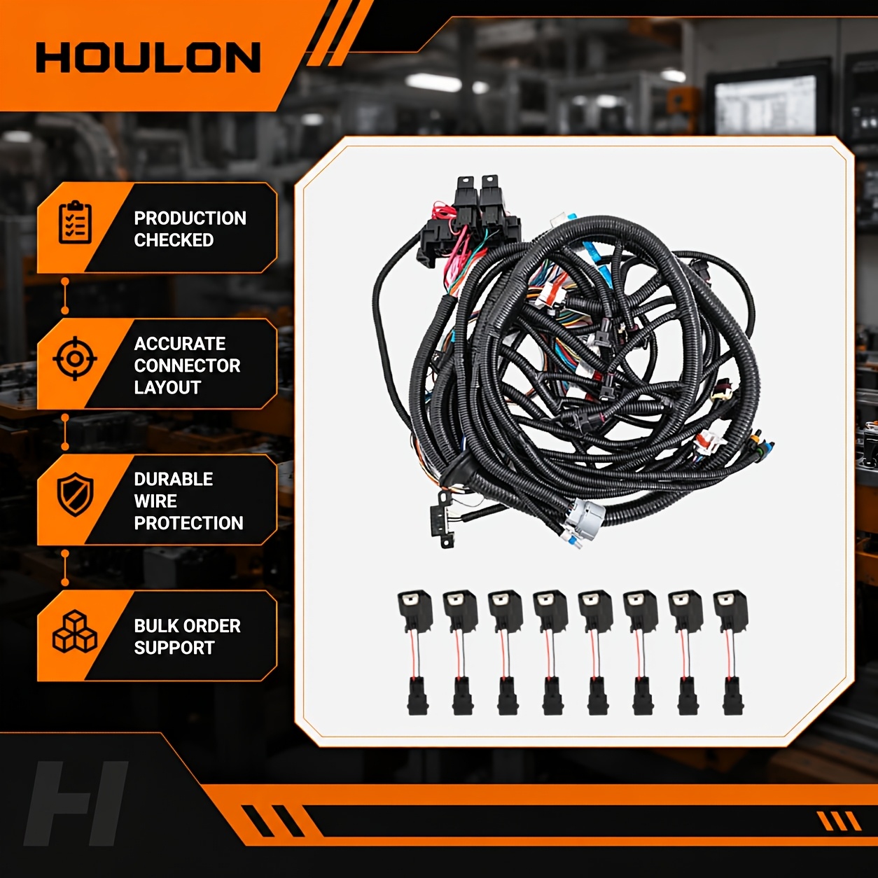 DAC623 4L60E DBC Wiring Harness for GM LS1 Engine
