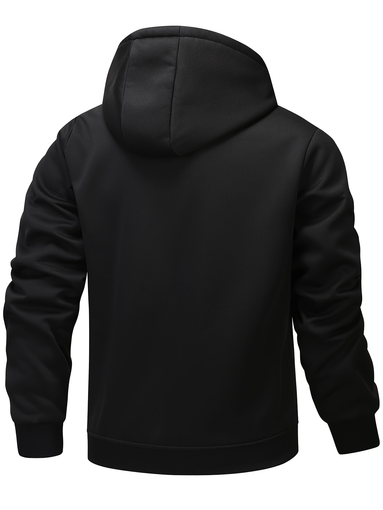 Veste à capuche zippée pour homme - Veste d'hiver isolée thermiquement avec fermeture éclair sur le devant, coque extérieure marron - Vêtements d'extérieur pour le froid pour les événements quotidiens et formels - Construction en tissu non extensible, veste d'hiver, vêtements d'extérieur décontractés, confort doublé en peluche, fermeture éclair durable, vêtements d'extérieur, design classique, doublure de haute qualité, amateurs d'extérieur, épais, veste en polaire zippée pour homme, manteau p