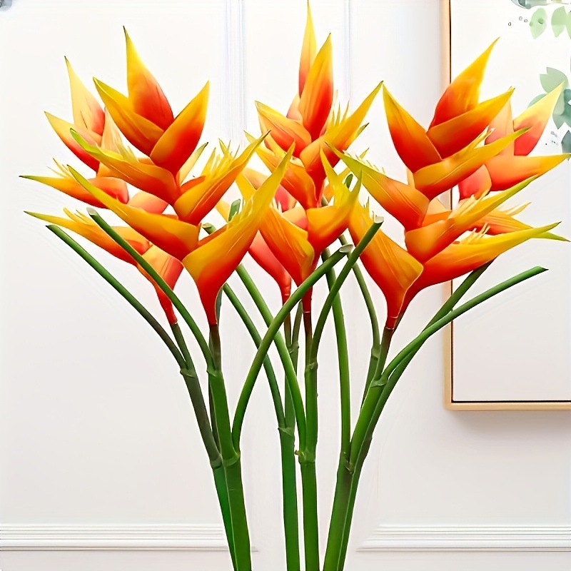 

Artificial Paradise Bird Of Paradise Flowers, Large Plastic Simulation, Tabletop Decor For Living Room, Ideal For Valentine's Day, Easter, 's Day, Ramadan, Day - No Container, No Battery Required