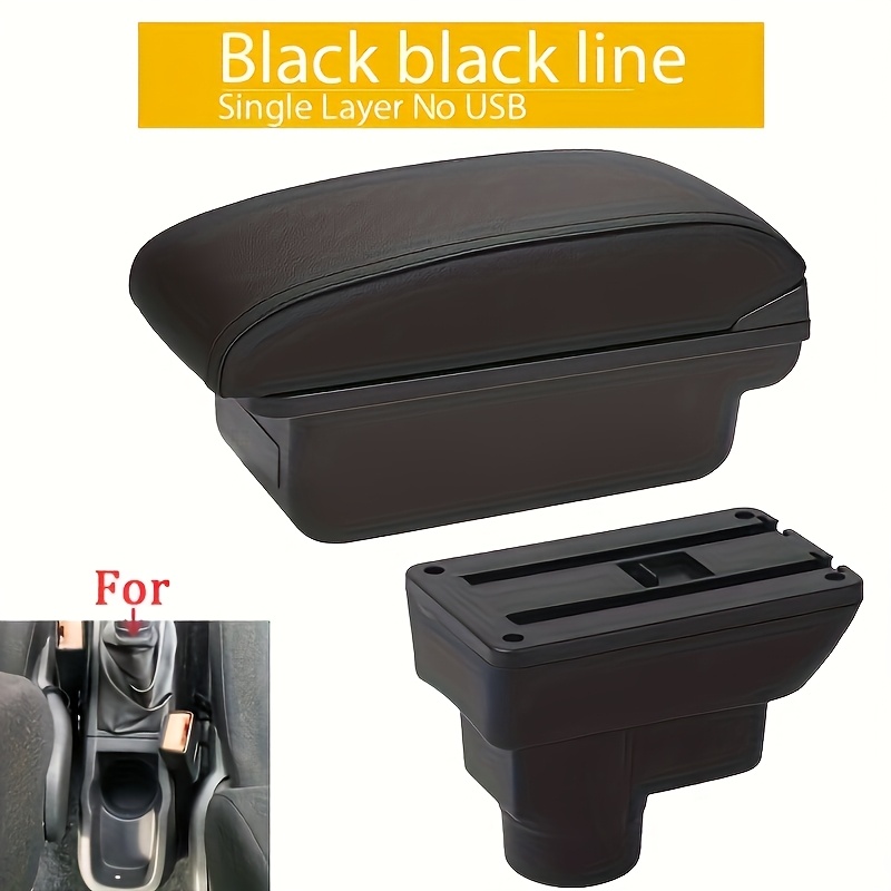For D Armrest Box For Car Armrest Backrest Interior Parts Storage Box Retrofit Parts Car Additions