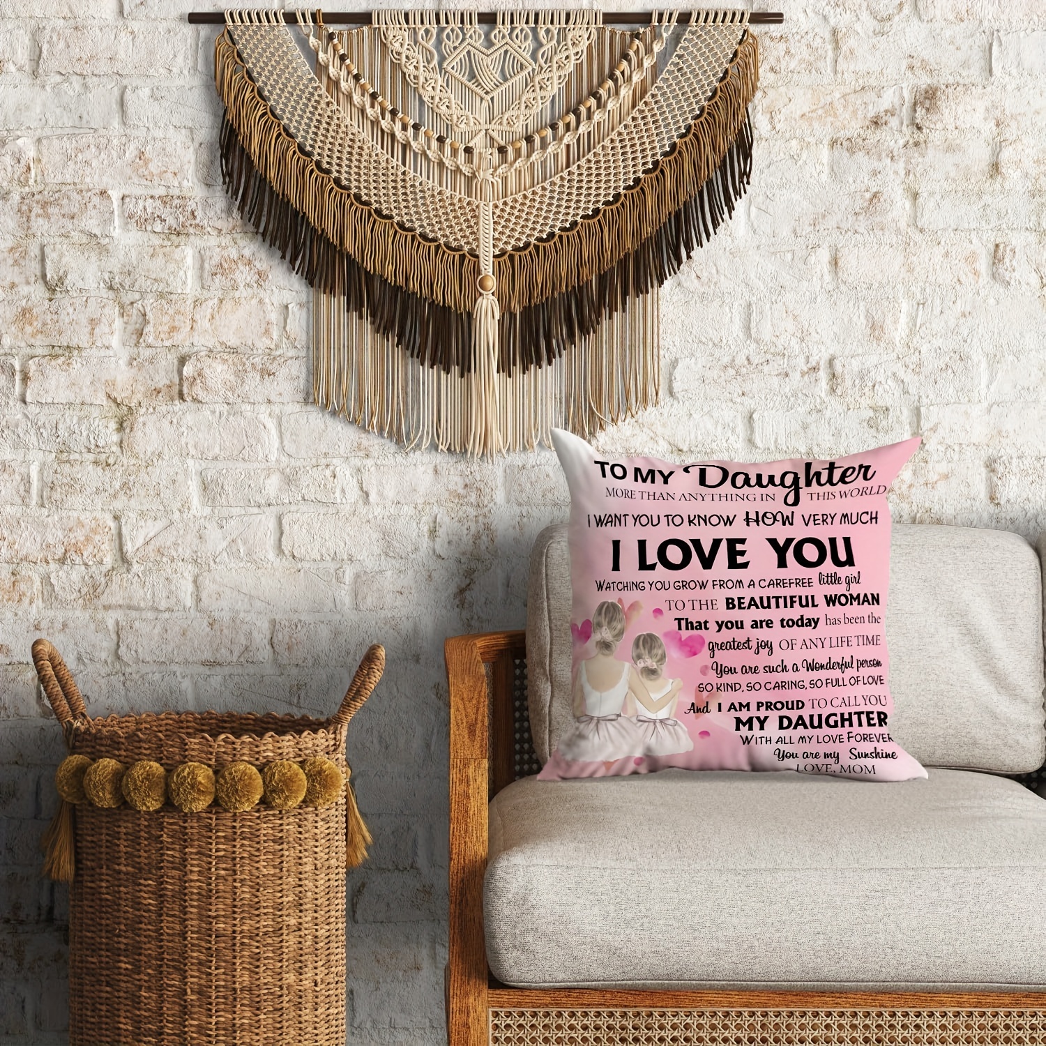 1pc pillow cover daughter want mother Temu