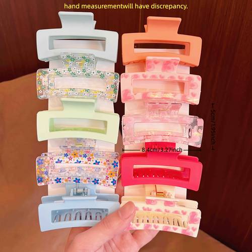 5 10pcs of multi colored hair clips suitable for daily wear birthday parties holiday parties beach wear or as a for and