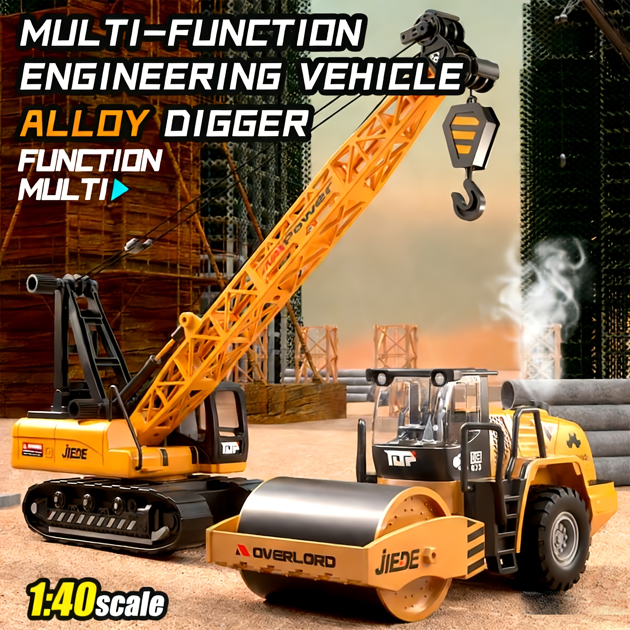 Road Roller Toy Construction Vehicle for Kids