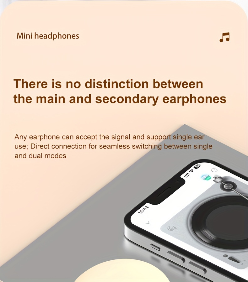 Invisible Sleeping Headphones - Ultra Small Mini In Ear Sports 6.0 Bluetooth Wireless Earphones, 6D Bass Sound Effect HIFI Music Earbuds, Low Latency, Dual Noise Reduction, And Sleep/Game Mode, Surprise Gifts for Couples, Students, And Adults