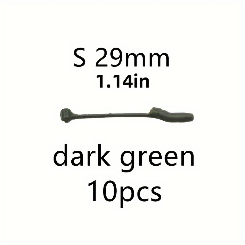 10pcs European Style Carp Pond Fishing Hooks With Rubber Bait Guard, Anti-snag Hook Set, Accessories For Rig Assemblies
