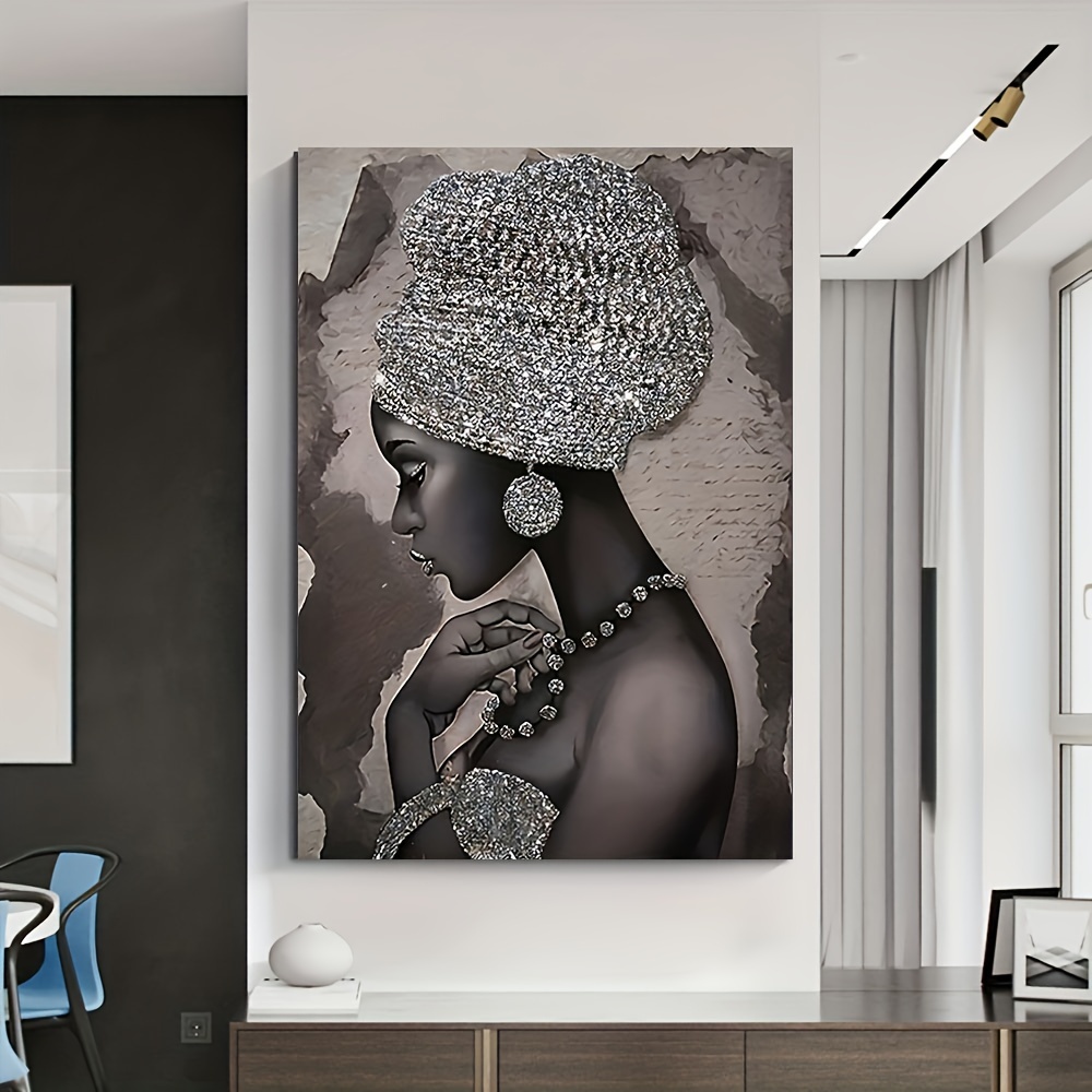 

Elegant Glitter-embellished Abstract Canvas Art - Framed, Textured Finish, Versatile Home Decor For Any Room Wooden Frame Ready To Hang - Thickness 1.5inch